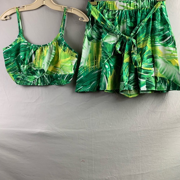 Tropical Print Cami Top & Wide Leg Shorts - Picture 7 of 7